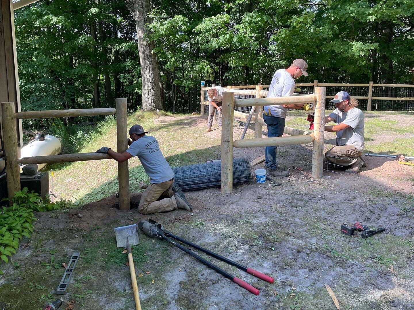Photo of a Grand Traverse County fence company
