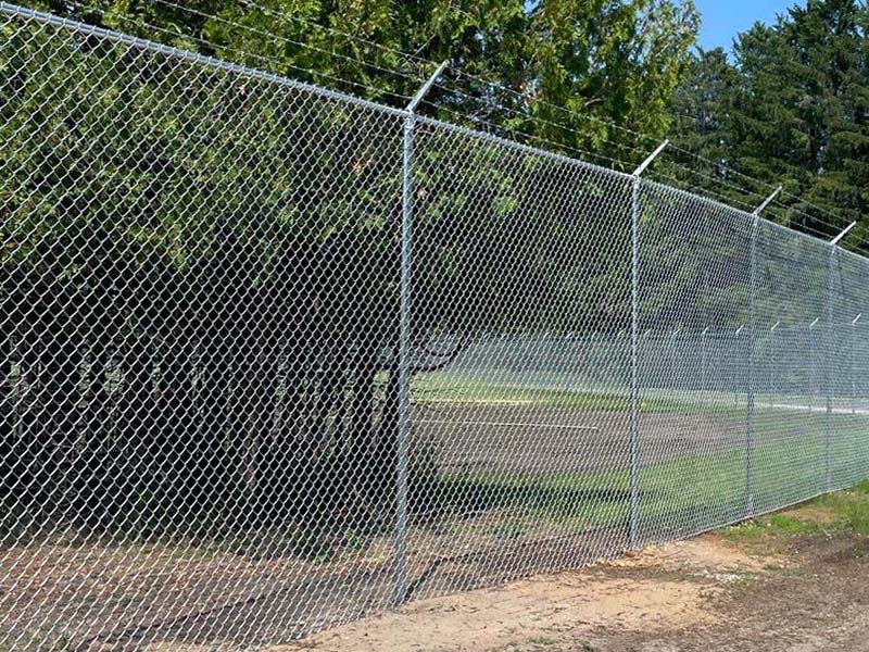 Photo of a Traverse City Michigan chain link fence