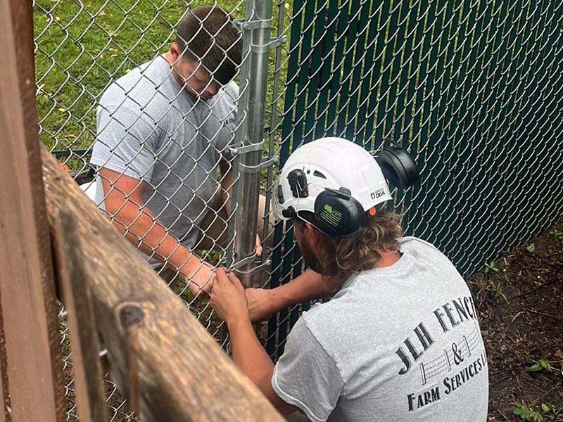 Photo of a Grand Traverse County fence company