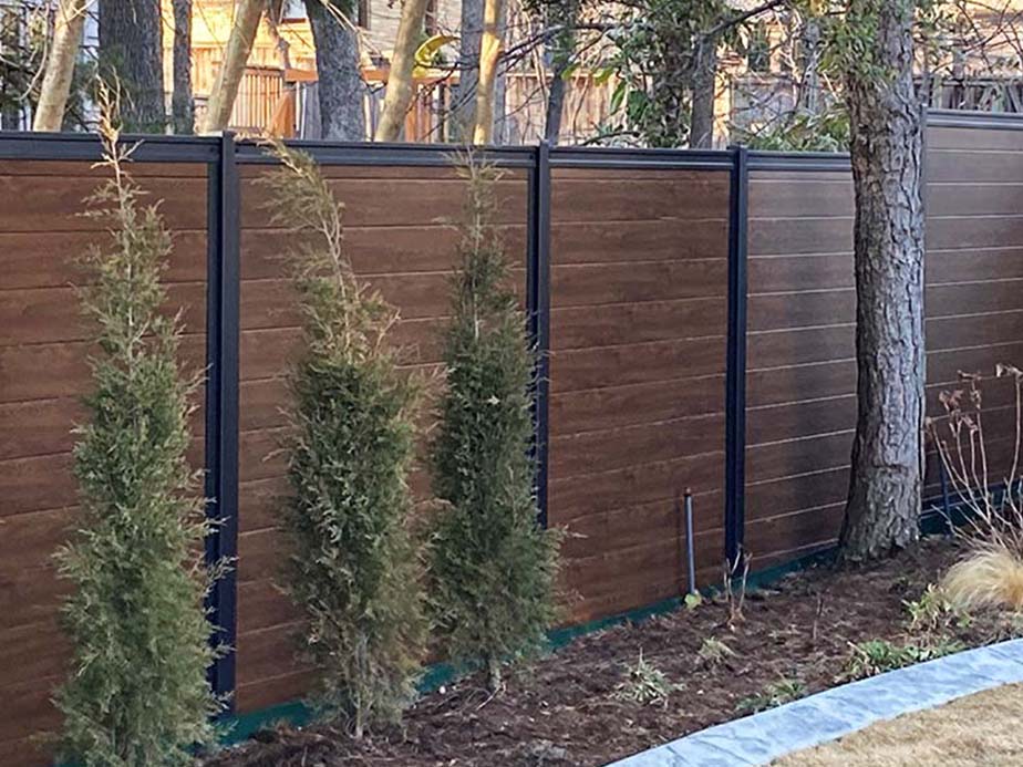 Fence installation in Traverse City Michigan