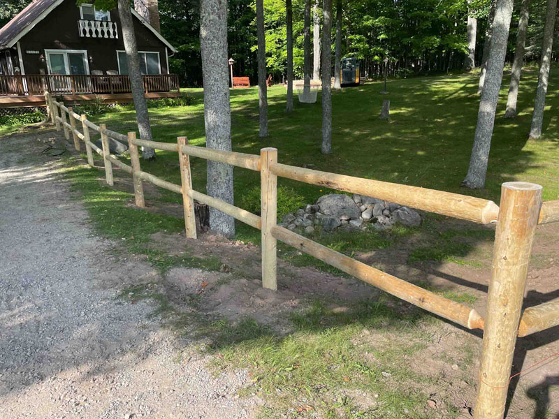 Residential Wood Fence Company In Traverse City Michigan