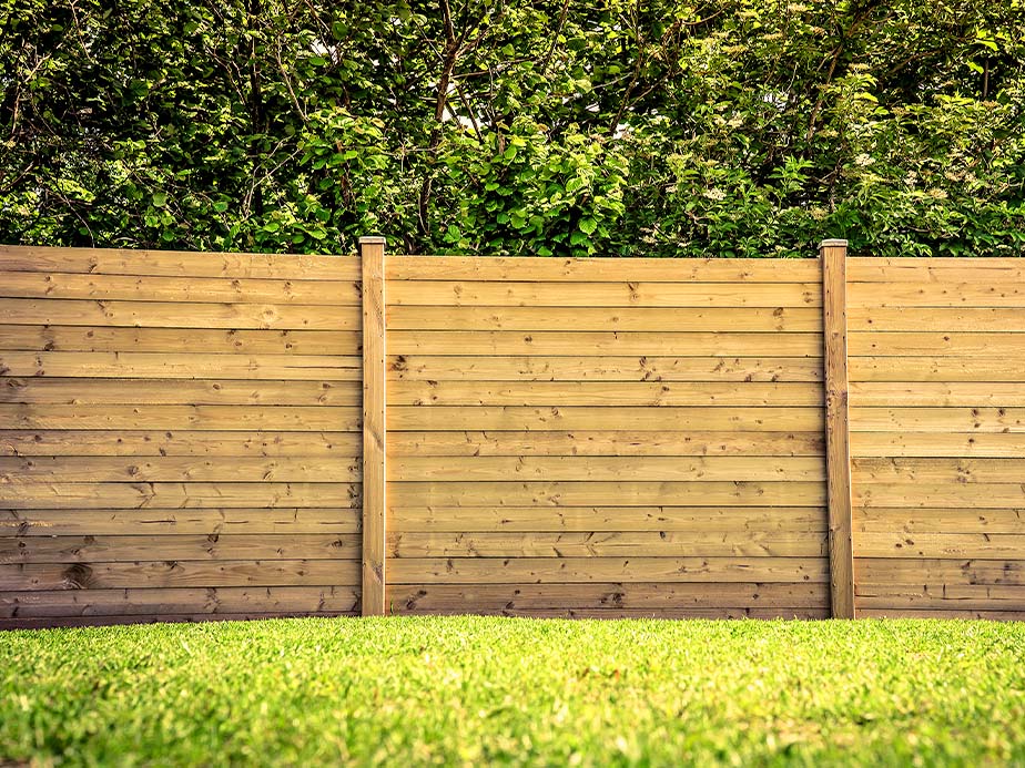 Wood pet fencing in Traverse City Michigan