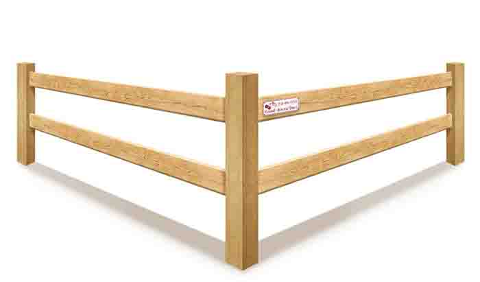 2 Rail Farm Fence - Traverse City Michigan
