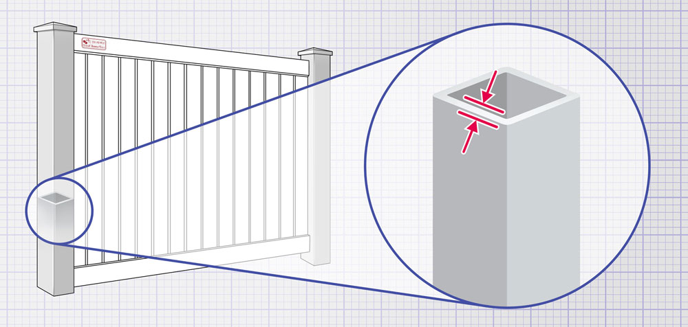 Vinyl fence features popular with Traverse City Michigan homeowners