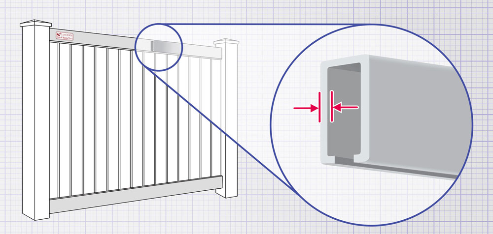 Vinyl fence features popular with Traverse City Michigan homeowners