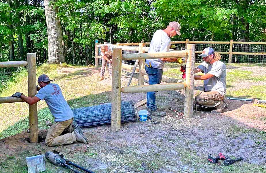 Traverse City Michigan fencing contractor